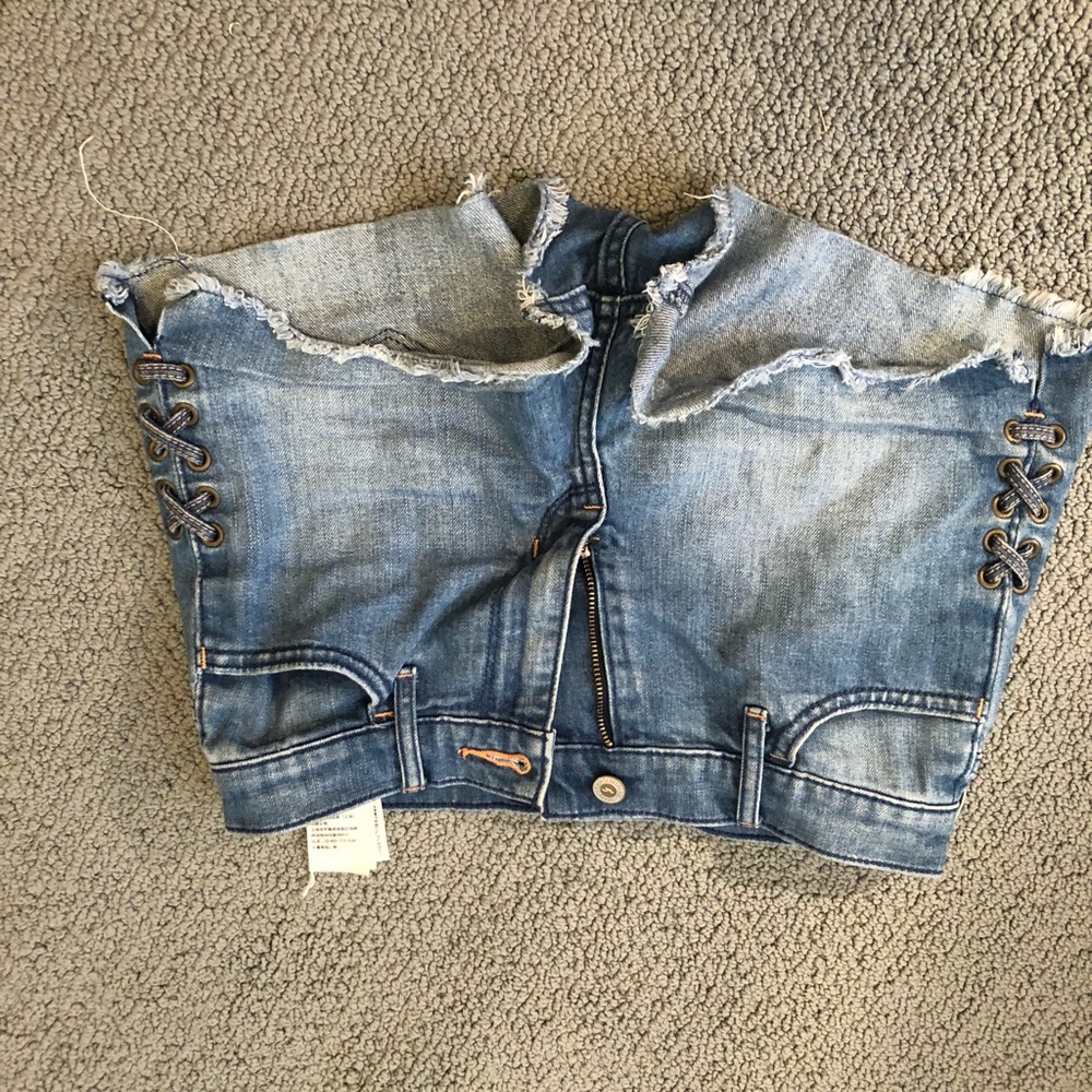 Hollister jean shorts